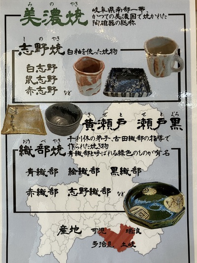 東美濃、陶磁器巡り