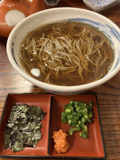 出雲の釜揚げ蕎麦