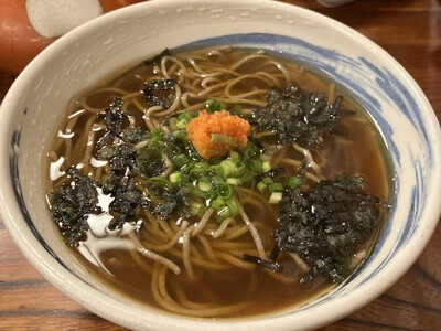 出雲の釜揚げ蕎麦