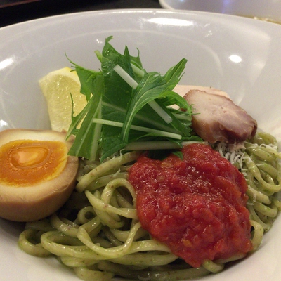 ジェノベーゼ風「つけ麺」
