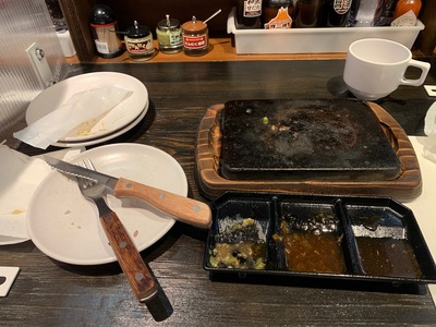 やっぱりステーキ