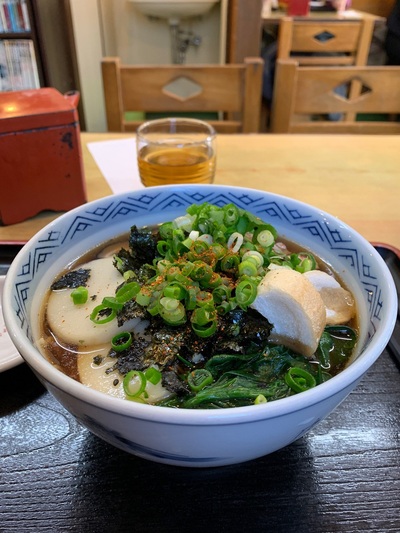 連日の温蕎麦