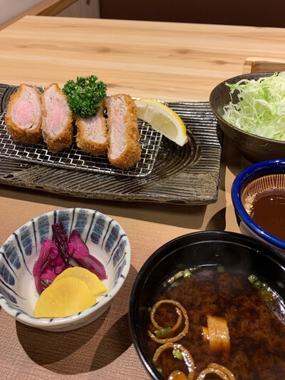 とんかつ、海老フライ≪まる家≫