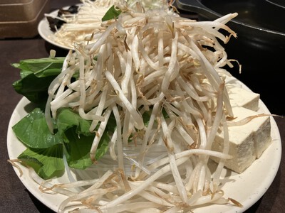 しゃぶ葉で野菜補給