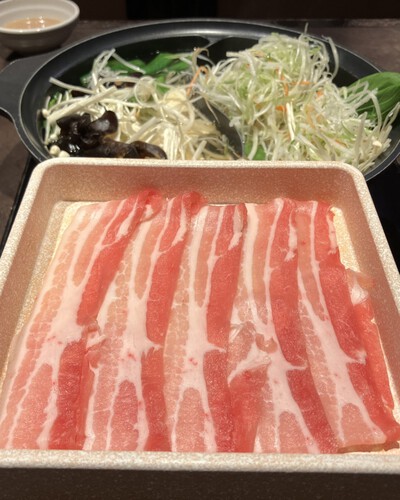 しゃぶ葉で野菜補給