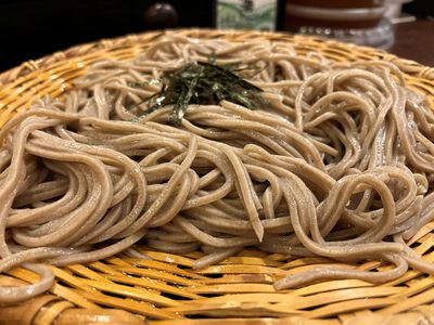 今日はお蕎麦のお昼