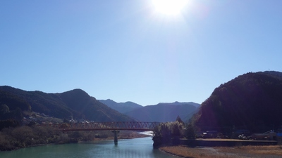 絶景の天竜川