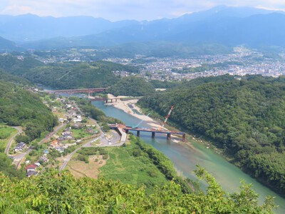 山城１位「苗木城跡」