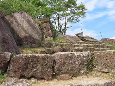 山城１位「苗木城跡」
