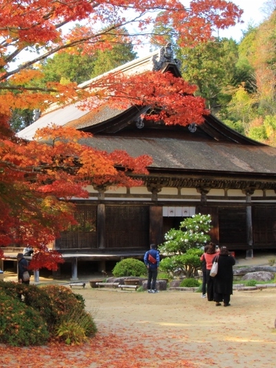 湖南三山『善水寺』の紅葉