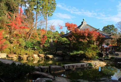 湖南三山『善水寺』の紅葉