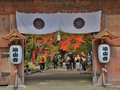 紅葉≪油山寺≫