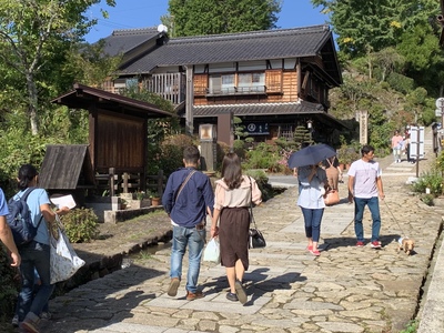 久しぶりの馬籠宿