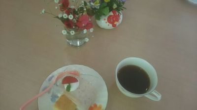ふれあいカフェにて