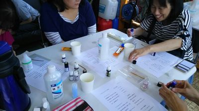 アロマ講座inのヴァ公民館