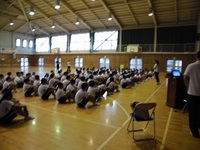 八幡中学校・・・ふれあい体験（写真） 2018/09/15 23:34:26