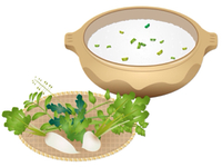 明日は七草粥。ビタミンUとアロマで胃もたれ解消！