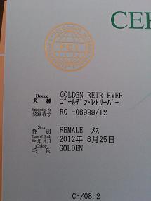 ★血統書★