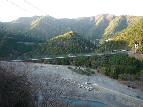 谷瀬の吊り橋