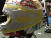 気晴らしにメットでも塗ってみる① 2012/10/23 23:44:00