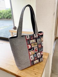 4月15日（日曜日）作家さんの人気刺子バック入荷しました＆ゴロさん(^^)/ 2023/04/16 16:36:06