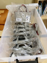 6月18日（日曜日）浜松大河ドラマ館刺子ミニバック納品準備完了！＆ゴロさん(^^)/ 2023/06/18 17:33:06