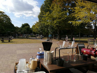 11月の美薗中央公園でのテイクアウトコーヒー販売は13日（土）に実施します。