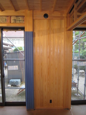 ステンドガラス取付