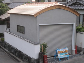 屋根完成