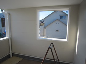 ベランダに建具