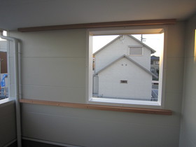 ベランダに建具