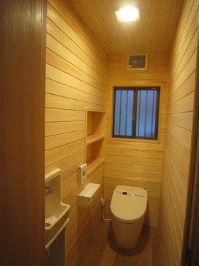 トイレ完成