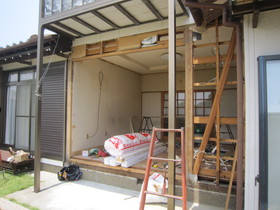居間改修工事