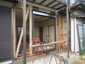 居間改修工事