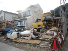 浜北区根堅の解体