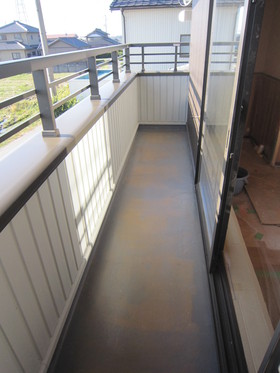 ﾍﾞﾗﾝﾀﾞ手摺工事