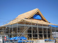 屋根仕事完了 2015/04/15 12:22:42