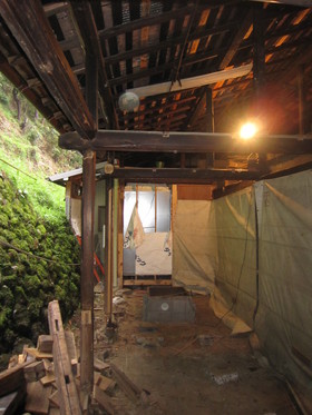 天竜区熊で解体工事