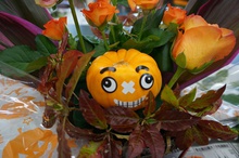 ハロウィン～バラのフラワーアレンジメント