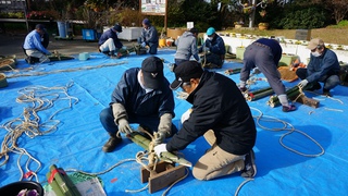 みどり～な職員から学ぶ門松づくり講座