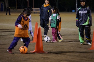 ジュニアなでしこサッカー教室2014冬　第二回