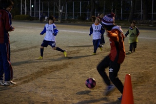 ジュニアなでしこサッカー教室2014冬　第二回