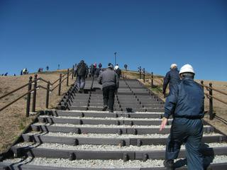 津波避難マウンド　避難訓練　ＩＮ　遠州灘海浜公園