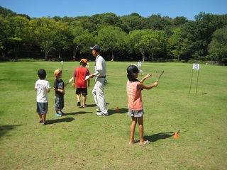 浜松城公園　昔あそび体験