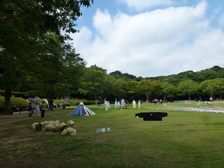 龍生派いけばな野外展inふじのくに～はままつ　浜松城公園