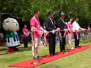 龍生派いけばな野外展inふじのくに～はままつ　浜松城公園