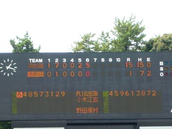 第67回秋季東海地区高校野球静岡県西部大会 敗者復活２回戦