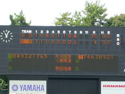 第67回秋季東海地区高校野球静岡県西部大会 敗者復活１回戦
