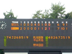 第67回秋季東海地区高校野球静岡県西部大会 敗者復活３回戦