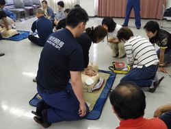 浜松アリーナ　救急救命法